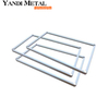 Anodized matte silver white die casting process aluminum frames used for led advertising signs display screen frame
