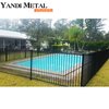 Hot aluminum alloy metal fence tubular decorative swimming pool garden aluminum fence