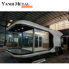 Support custom mobile modular prefabricated space capsule house office with bedroom and bathroom