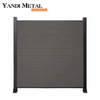 High quality decorative garden patio house fence Semi or full privacy garden waterproof wood plastic outdoor floor paving fence