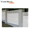 High quality decorative garden patio house fence semi or full privacy fence wall panels