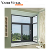 Yandi Modern style house Windows Double glazing simple design aluminum sliding window