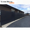 Modern garden metal fence panels Anodized powder coated optional aluminum fence slats Aluminum privacy fence panels