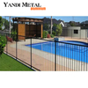 Top quality level slatted fence Slatted pool fence panel Outdoor aluminum garden privacy fence