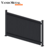 Yandi Factory directly supplies outdoor aluminum strip fence panels for private garden aluminum fences
