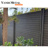 DIY vertical aluminum slat fence Garden Outdoor trim slat fence Horizontal privacy aluminum slat fence panel screen
