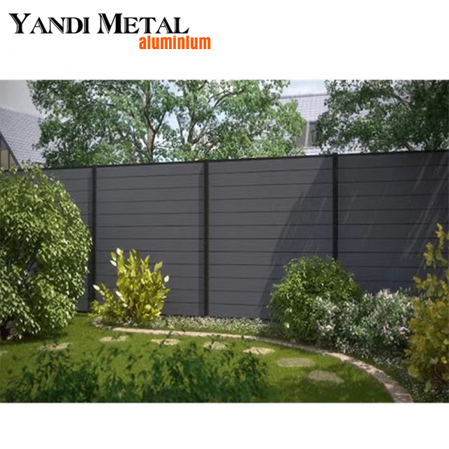 Wholesale Aluminum fence Garden security fence Garden privacy fence Yandi manufacturer