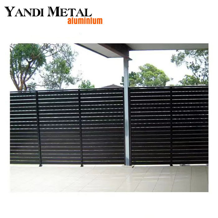 Aluminum alloy factory design slatted fence