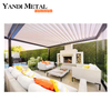 Custom louver roof pergola garden canopy Outdoor pergola Electric aluminum pergola