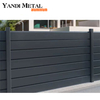 Modern metal gates Border Wall Aluminum doors designed for privacy Swing sliding house gates