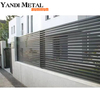 Outdoor metal Garden Privacy fence screen Horizontal privacy Aluminum fence Decorated with black aluminum privacy fence panel