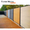 Wpc outdoor wood garden wall panel Wpc board fence Easy installation of privacy paving WPC fence board