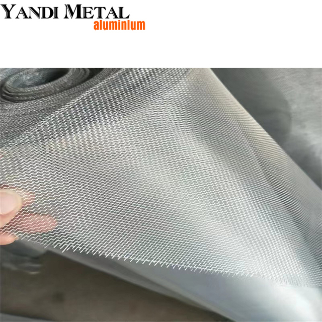 Aluminum window mesh, aluminum insect mesh or door mesh