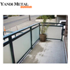 Frameless aluminum deck glass railing Aluminum glass railing support column System Balcony u access glass railing