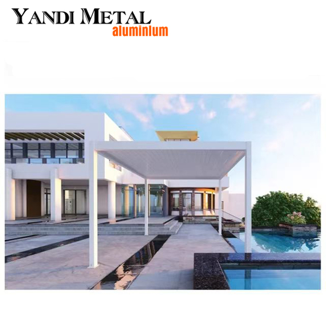 Selling quality waterproof function garden aluminum pergola pergola system waterproof louver roof