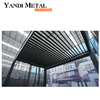 Modern design Bioclimatic shade canopy waterproof louver roof louver gazebo Outdoor aluminum pergola Aluminum electric pergola