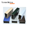 Hot 6000 series aluminum rectangular tube anodized square aluminum profile 6061/6063
