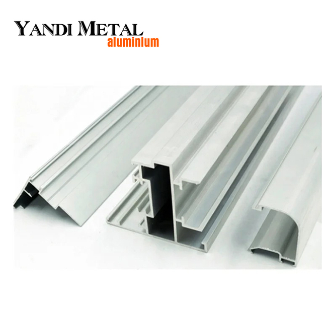 Custom powder coated Aluminum extruded profiles form Yandi Aluminum