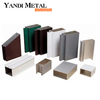 Various anodized aluminum extruded profiles 6063 6068 aluminum profile manufacturers