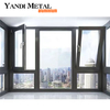 Modern anti-theft aluminum alloy glass Windows Double glazed inner opening and inverted casement Windows