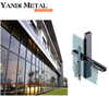 High quality tempered glass building exterior curtain wall window unit system aluminum glass curtain wall