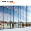 Double glazed frameless aluminum glass curtain wall facade panel exterior wall curtain wall