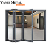 Yandi Aluminum Wholesale new modern design soundproof toughened aluminum profile door