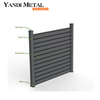 DIY home wpc fence composite wood waterproof UV protection outdoor garden wood fence