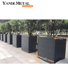 Planter Modern aluminum planter Large outdoor custom powder-coated rectangular planter