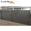 Custom fashion fancy aluminum galvanized steel fence profiles Color bonded fence panels and doors
