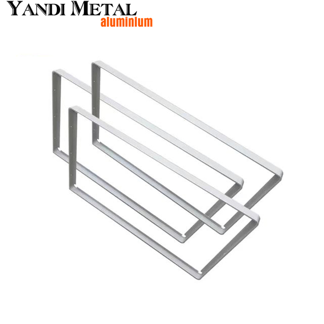 Anodized matte silver white die casting process aluminum frames used for led advertising signs display screen frame