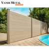 High quality decorative garden patio house fence Privacy WPC DIY fence composite panels