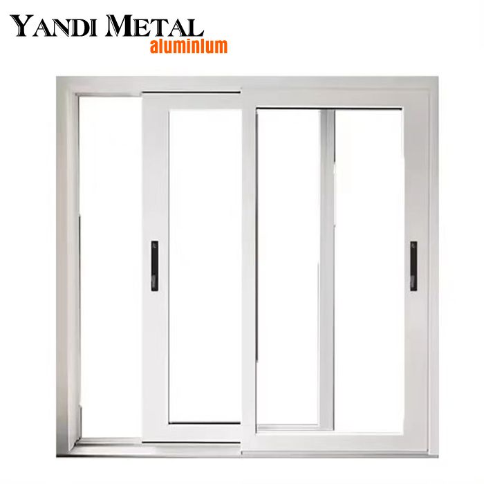 Modern style house glazing Double glazing simple design of Malaysian aluminium sliding Windows