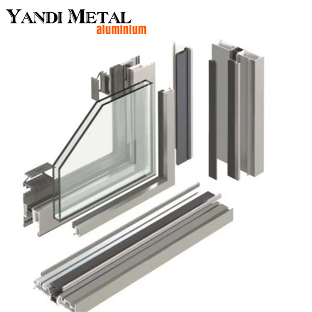 Ynadi supply houses push-pull profiles Aluminum sliding door Windows Aluminum Windows residential soundproof Windows