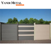 High quality extruded wood plastic decorative garden fence exterior wall corrosion resistant aluminum rail fence