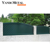 Electric aluminum door automatic motor sliding sliding door residential aluminum driveway door cantilever system