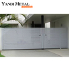 New fashion aluminum outdoor gates Modern automatic doors Aluminum profile fence slats house gates