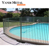 Custom popular modern style cheap guardrail plate animal safety privacy fence outdoor screen aluminum fence