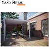 3×4 4×6 4×4 3×6 4×8 6×8 Bioclimatic aluminum extrusion profile weatherproof open louver pergola outdoor pavilion