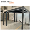 Custom modern pergola Aluminum outdoor electric aluminum outdoor waterproof louver pergola and gazebo