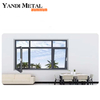 Hot selling simple hot break aluminum narrow thin frame energy-saving aluminum casement window