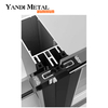 Topwindow hot break bar frameless profile aluminum glass and aluminum curtain wall
