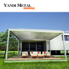 Electric luxury Terrace gazebo Aluminum outdoor luxury garden gazebo Aluminum glass gazebo Garden aluminum gazebo