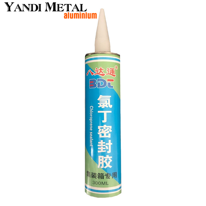 Neoprene sealant Container refrigerated truck container waterproof seal leak repair truck caulking with neoprene adhesive can be painted
