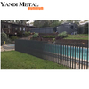 New privacy fence Aluminum vertical blade fence Outdoor powder-coated aluminum profile fence panel