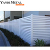 Outdoor metal Garden Privacy fence screen Horizontal privacy Aluminum fence Decorated with black aluminum privacy fence panel