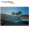 Garden pool decorated with Yandi aluminum composite aluminum fence panels