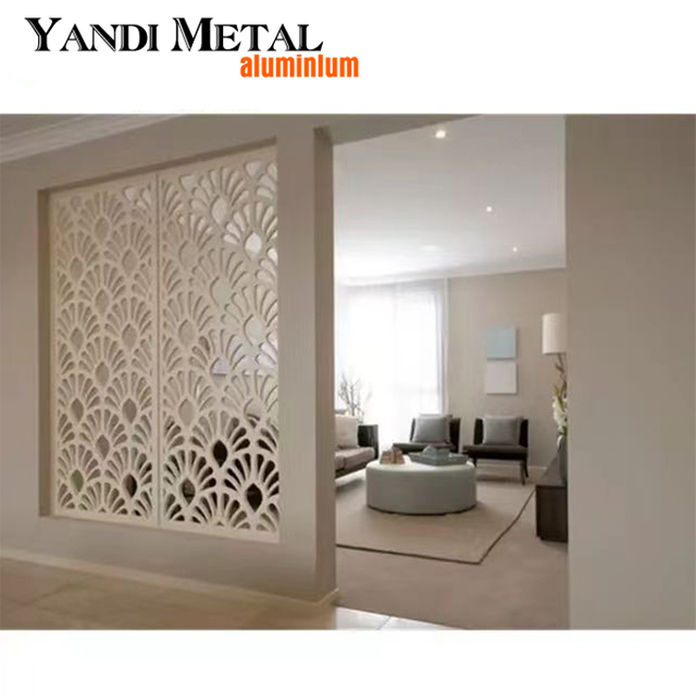 Laser cut Metal Outdoor screen Metal screen panel Decorative garden panel fence Aluminum laser cut screen