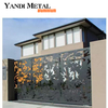 Modern design Custom aluminum fence decoration DIY garden privacy metal screen Aluminum laser cut screen