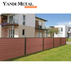 Wpc outdoor wood garden wall panel Wpc board fence Easy installation of privacy paving WPC fence board